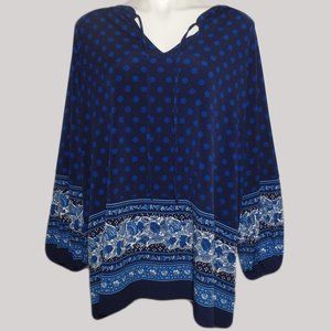 Michael Kors Women Top Blue Size 3X